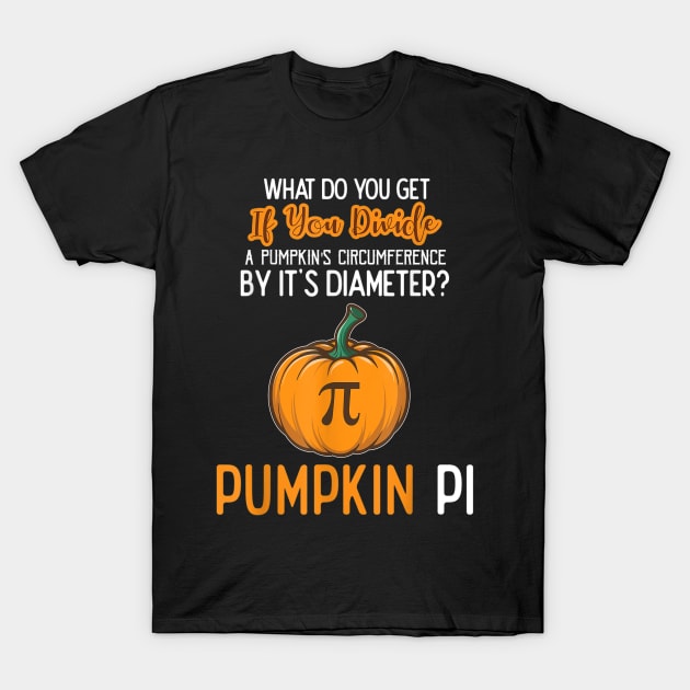 Halloween Pumpkin PI Funny Math Novelty  Gift idea T-Shirt by johnii1422